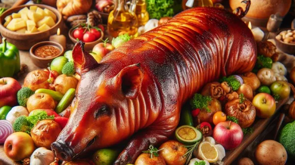 Top 5 Most Popular Filipino Dishes You Should Try Now! 3 Lechon, one of the most popular Filipino dishes